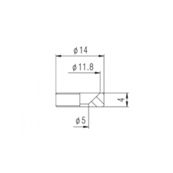 Шайба для кріплення грифа PAXPHIL HB005 CR