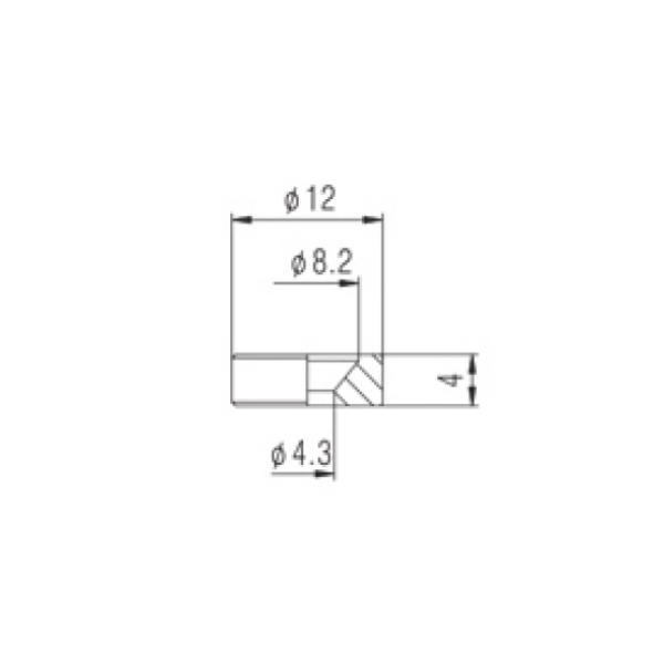 Шайба для кріплення грифа PAXPHIL HB002 CR