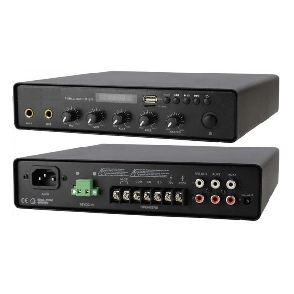 Трансляційний підсилювач потужності L-Frank Audio HY880MBT, 50Вт