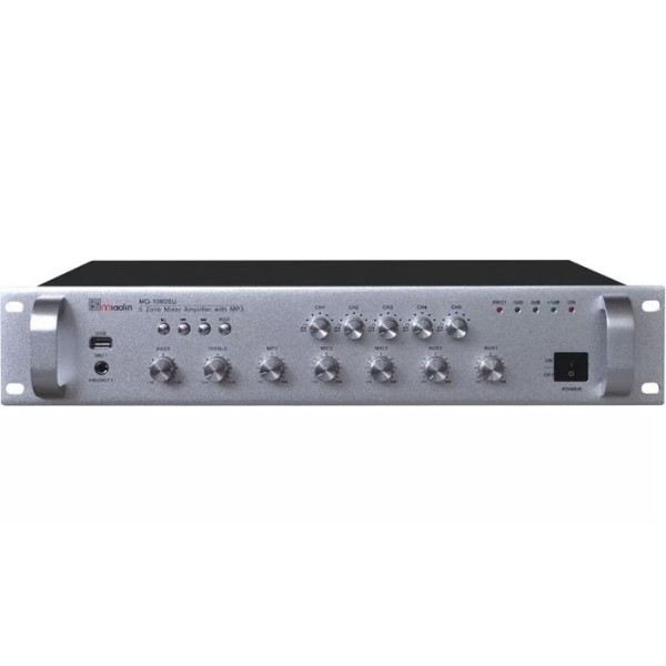 Трансляційний підсилювач Younasi Y-1080SU, 80Вт, USB, 5 zones