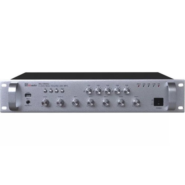 Трансляційний підсилювач Younasi Y-1200SU, 200Вт, USB, 5 zones