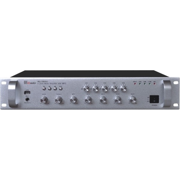 Трансляційний підсилювач Younasi Y-1400SU, 400Вт, USB, 5 zones