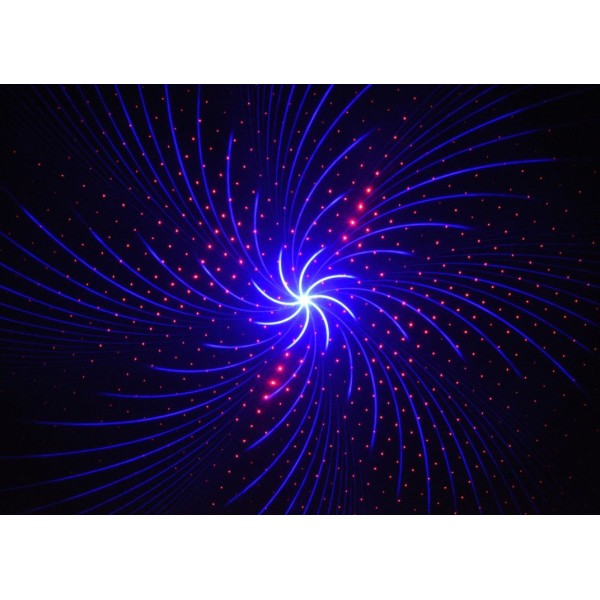 Лазер синьо-червоний 450мВт Light Studio F310