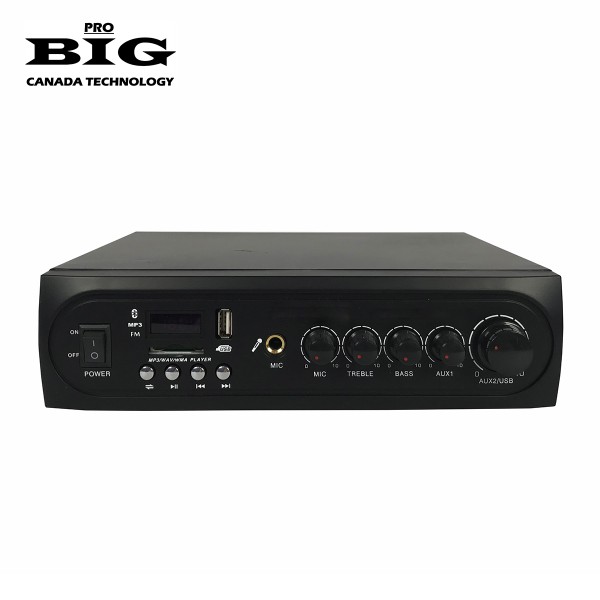 Трансляційний підсилювач BIG 1 ZONE100 MP3/FM/BT REMOTE