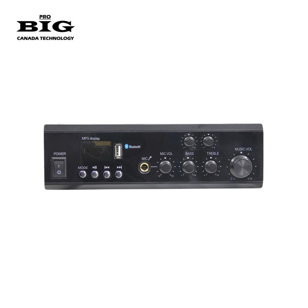 Трансляційний підсилювач BIG 2ZONE110 MP3/FM/BT REMOTE