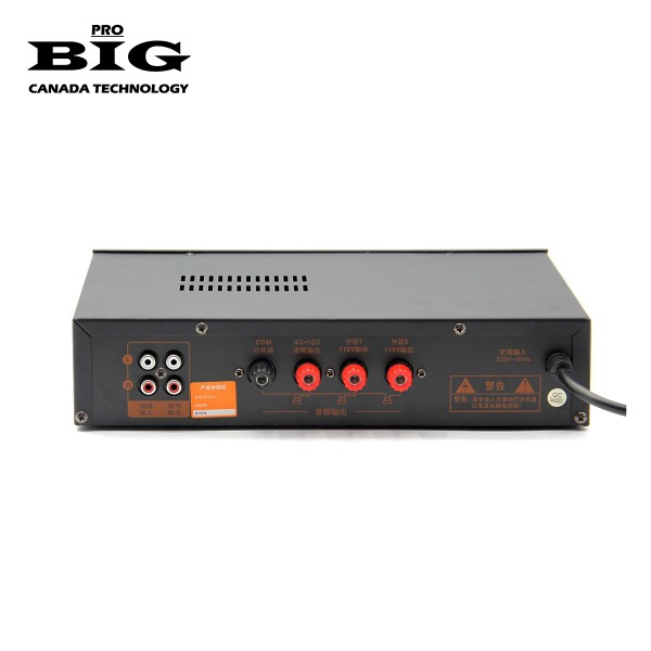 Трансляційний підсилювач BIG 2 ZONE120 MP3/FM/BT REMOTE