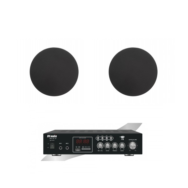 Комплект звуку DV audio MA302CMG5B для приміщення до 40м.кв. Комплект звуку DV audio MA302CMG5B для приміщення до 40м.кв.