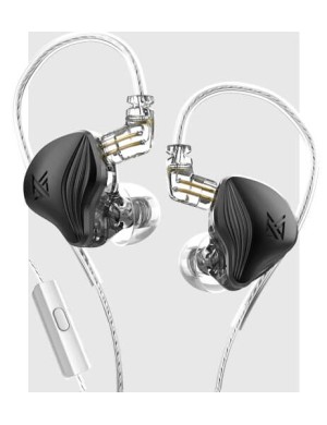 Вакуумные наушники KZ Audio ZEX BLACK with mic