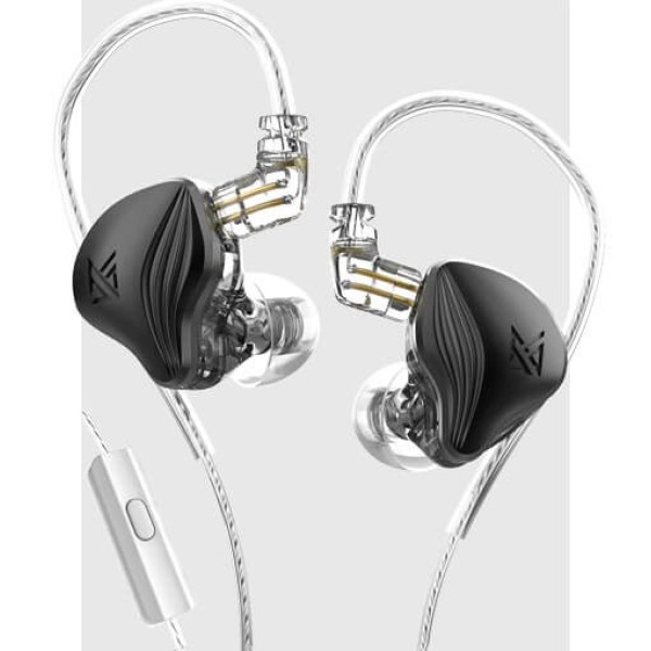 Вакуумні навушники KZ Audio ZEX BLACK with mic Вакуумні навушники KZ Audio ZEX BLACK with mic