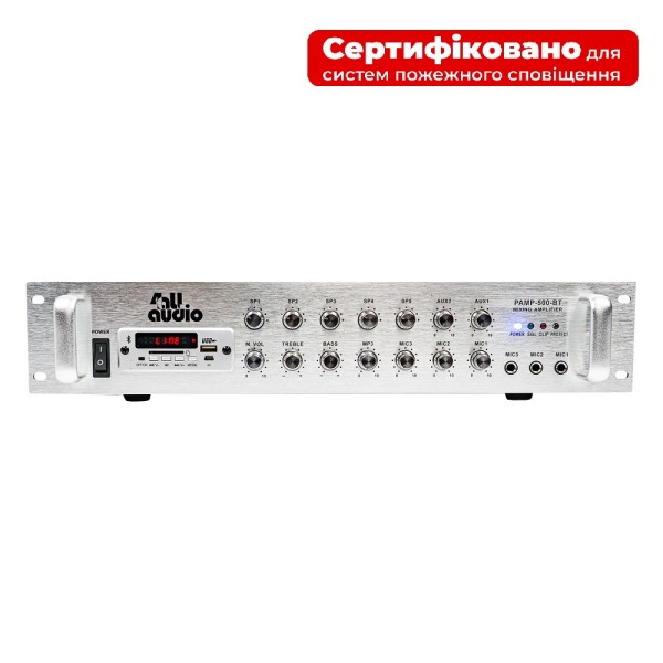 Трансляційний підсилювач 4all Audio PAMP-500-5Zi