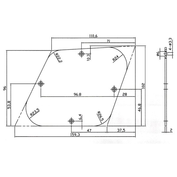Кришка задня для відсіку електроніки PAXPHIL BC002 (IV)