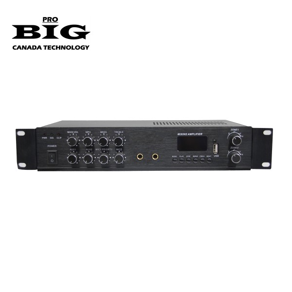 Трансляционный усилитель BIG MPA90 2Zone MP3/FM/BT Remote