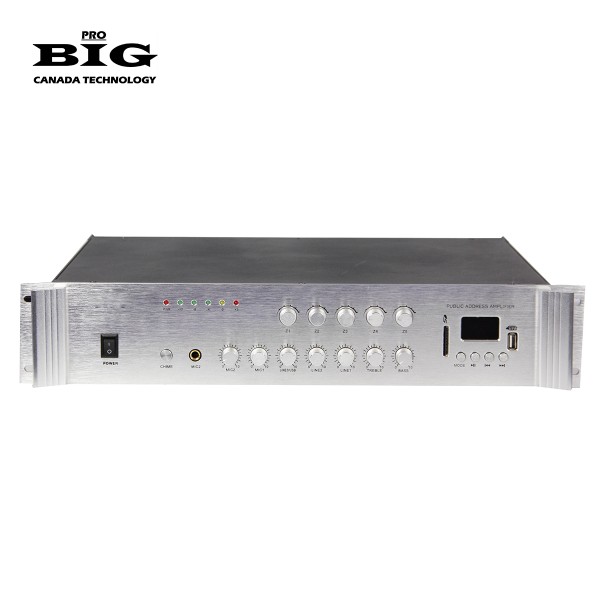 Трансляційний підсилювач BIG PADIG150 5zone MP3/FM/BT REMOTE — 150 Вт, 5 зон