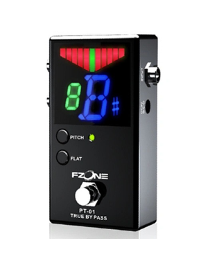 Хроматичний тюнер FZONE PT-01 Black гітарна педаль ефектів