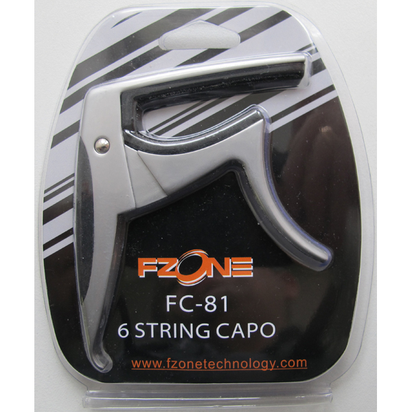 Каподастр FZONE FC-81 GUITAR CAPO (Silver)