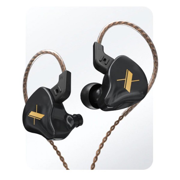 Вакуумні навушники KZ Audio EDX BLACK without mic Вакуумні навушники KZ Audio EDX BLACK without mic