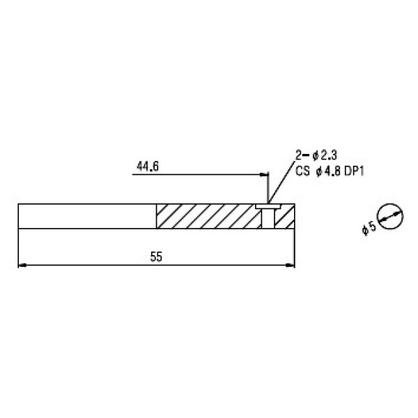 Ретейнер для бас-гітари PAXPHIL HS010 CR String Tension Bar (Chrome)