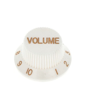 Ручка для потенціометра PAXPHIL KPV15 Strat Volume Knob (White)