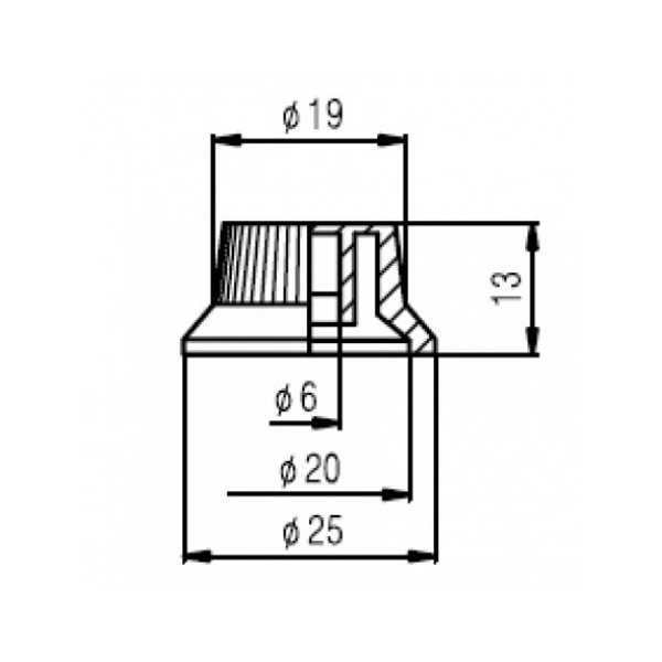 Ручка для потенціометра PAXPHIL KPT15 Strat Tone Knob (White)