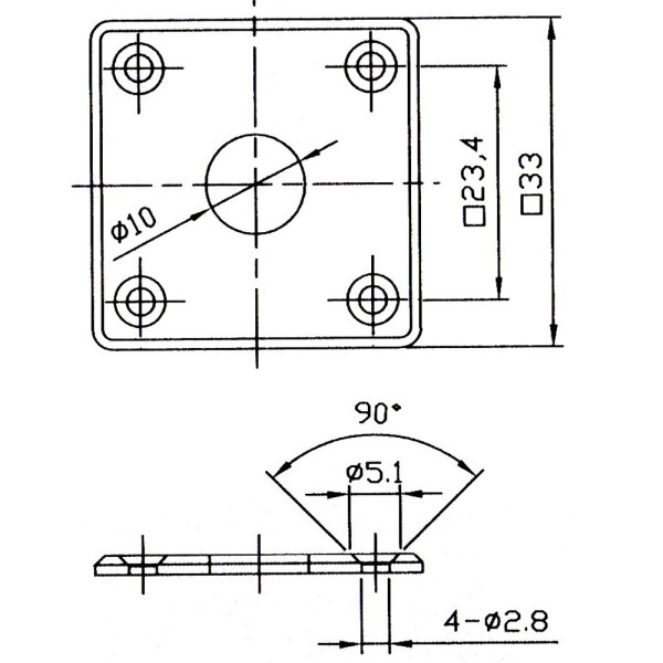Роз'єм-планка для електрогітари PAXPHIL DR-002 WH Jack Plate Les Paul Plastic (White)