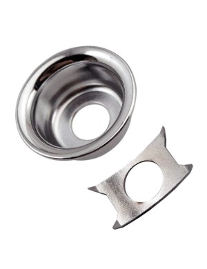 Роз'єм-планка для електрогітари PAXPHIL HJ009 CR Recessed Jack Plate (Chrome)