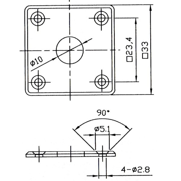 Роз'єм-планка для електрогітари PAXPHIL DR-002 IV Jack Plate Les Paul Plastic (Ivory)