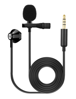 Петличный микрофон с наушником FZONE KM-03 LAVALIER MICROPHONE W/EARPHONE Петличный микрофон с наушником FZONE KM-03 LAVALIER MICROPHONE W/EARPHONE