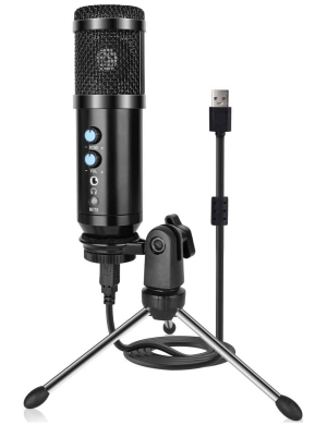 Конденсаторный микрофон FZONE BM-01 – USB микрофон для записи вокала, подкастов и стриминга