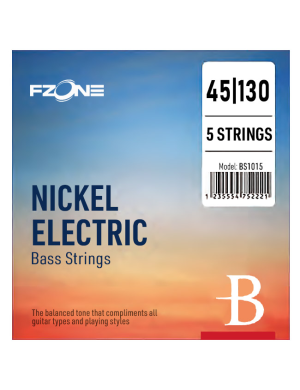 Струни для бас-гітари FZONE BS1015 ELECTRIC BASS STRINGS (45-130)