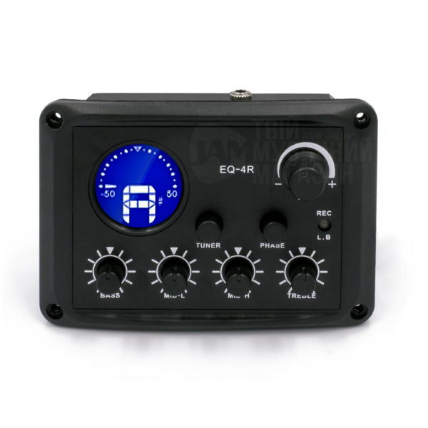 Активный усилитель для акустической гитары FZONE EQ-4R 4-BAND EQ ACOUSTIC PREAMP w/USB