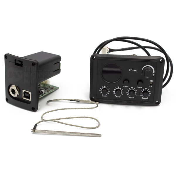 Активный усилитель для акустической гитары FZONE EQ-4R 4-BAND EQ ACOUSTIC PREAMP w/USB