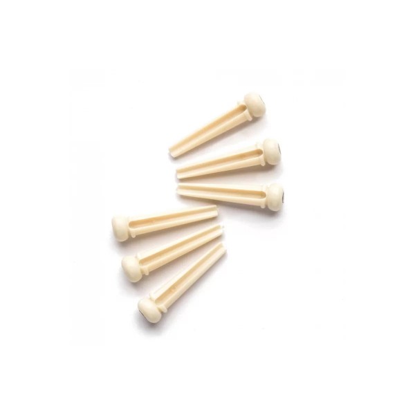 Шпилька для бриджу акустичної гітари DUNLOP HE216W Bridge Pins (White)