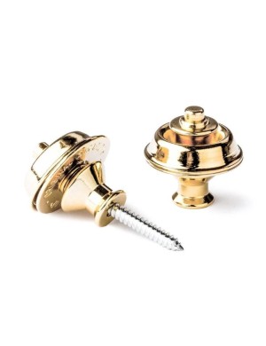 Универсальные стреплоки для ремня DUNLOP SLS1032BR DUAL DESIGN BRASS