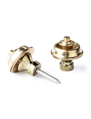 Универсальные стреплоки для ремня DUNLOP SLS1502BR TRADITIONAL DESIGN BRASS