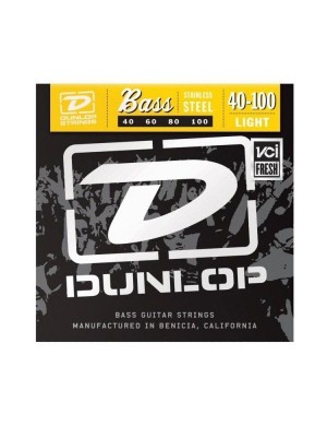 Струни для бас-гітари DUNLOP DBS40100 STAINLESS STEEL LIGHT 40-100