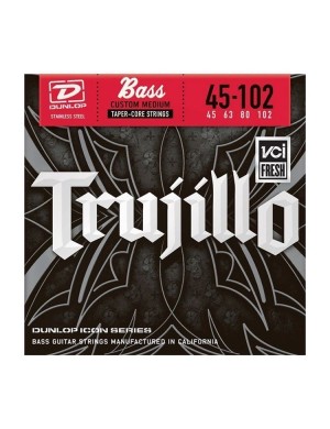 Струни для бас-гітари Dunlop RTT45102T Robert Trujillo Med-Tapered SS