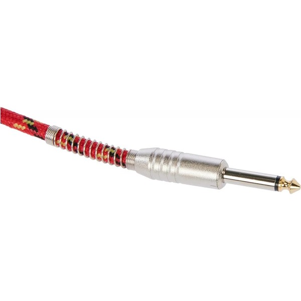 Інструментальний кабель Jack 6.3 мм моно тато - Jack 6.3 мм моно тато STAGG SGC6VT RD Інструментальний кабель Jack 6.3 мм моно тато - Jack 6.3 мм моно тато STAGG SGC6VT RD