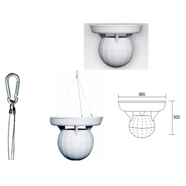 Підвісний гучномовець (білий) ITC T-600W Підвісний гучномовець (білий) ITC T-600W