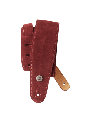 Ремінь для гітари PLANET WAVES PW25SS03DX Suede Guitar Strap, Burgundy