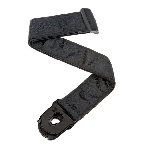 Ремінь для гітари PLANET WAVES PW50PLB01 Planet Lock Guitar Strap, Black Satin
