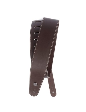 Ремінь для гітари PLANET WAVES PW25LS01DX Classic Leather Guitar Strap with Contrast Stitch, Brown