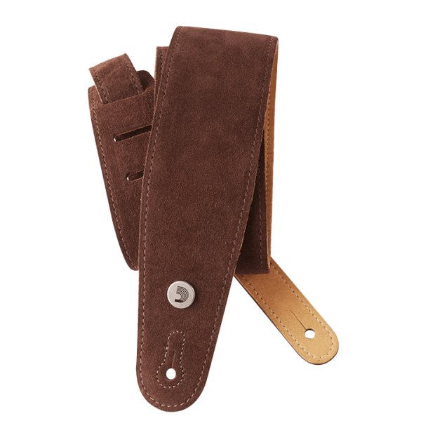 Ремінь для гітари PLANET WAVES PW25SS01DX Suede Guitar Strap, Cognac