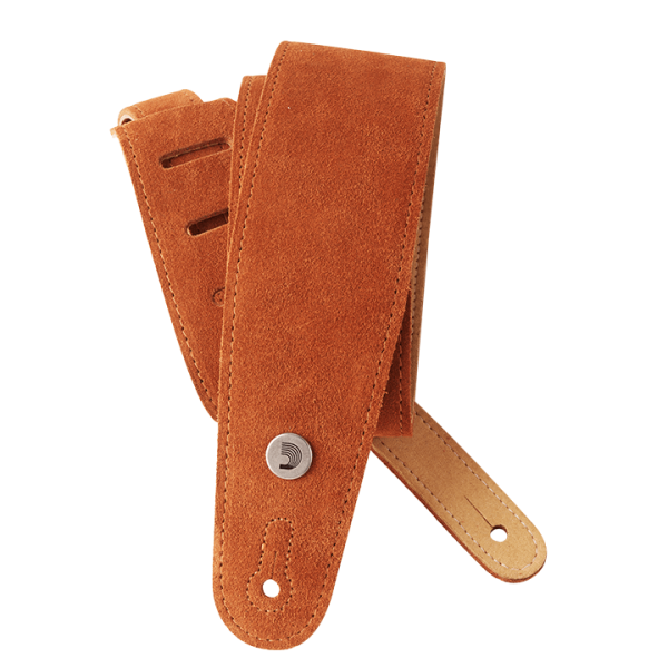 Ремінь для гітари PLANET WAVES PW25SS02DX Suede Guitar Strap, Honey