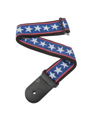 Ремінь для гітари PLANET WAVES PW50A10 Woven Guitar Strap, Stars & Stripes