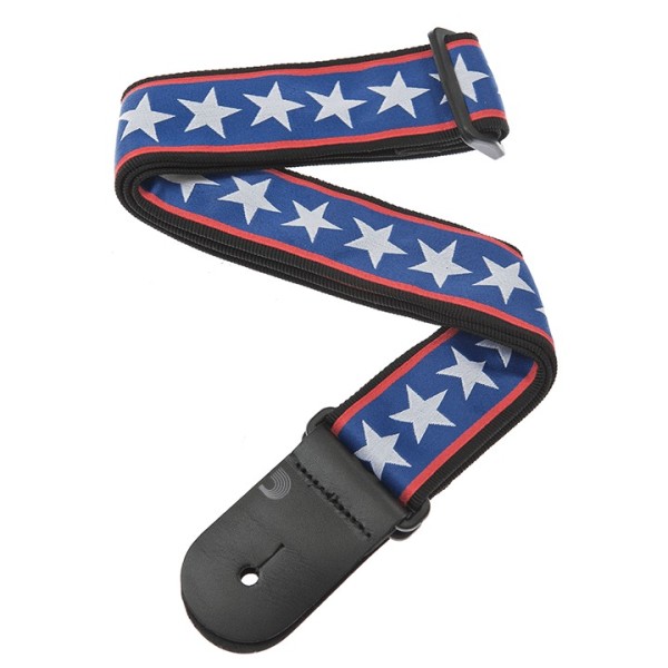 Ремінь для гітари PLANET WAVES PW50A10 Woven Guitar Strap, Stars & Stripes