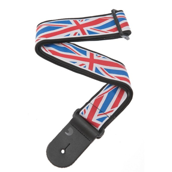Ремінь для гітари PLANET WAVES PW50A11 Woven Guitar Strap, Union Jack