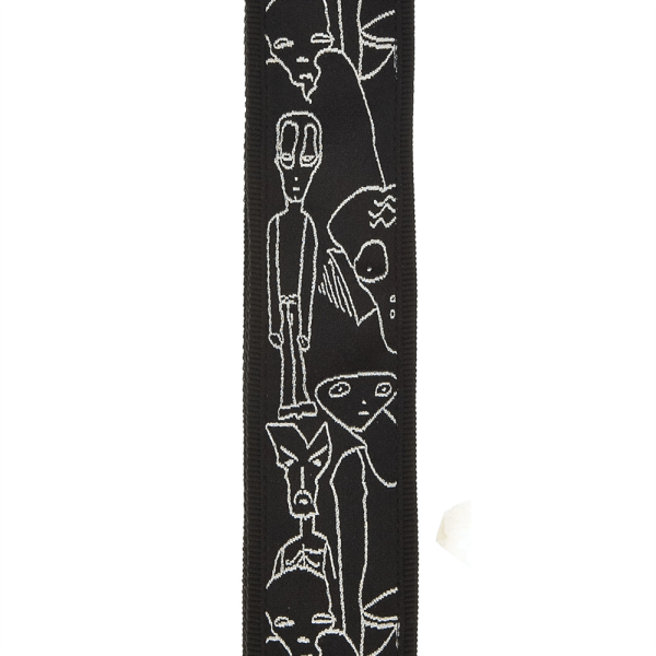 Ремінь для гітари PLANET WAVES PW50JS05 Joe Satriani Guitar Strap Silver Sketches