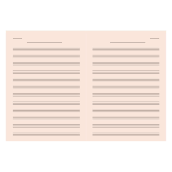 Нотний зошит FZONE MPB-12 (12 аркушів) Нотний зошит FZONE MPB-12 (12 аркушів)