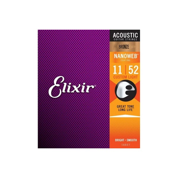 Струни для акустичної гітари Elixir AC NW CL