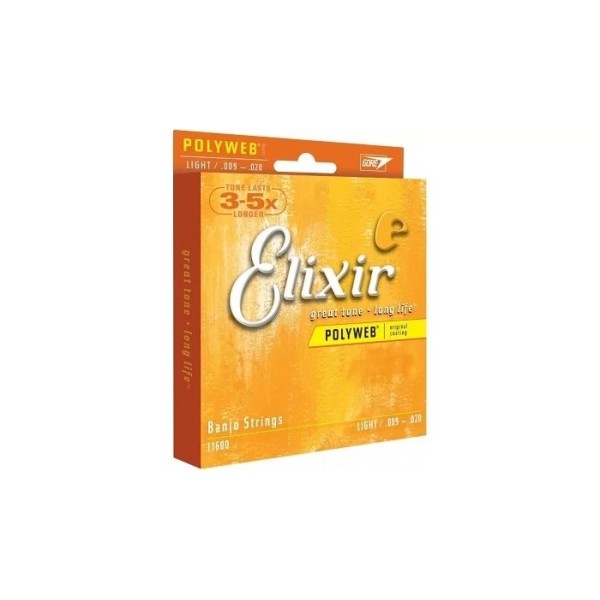 Струни для банджо Elixir Banj PW L